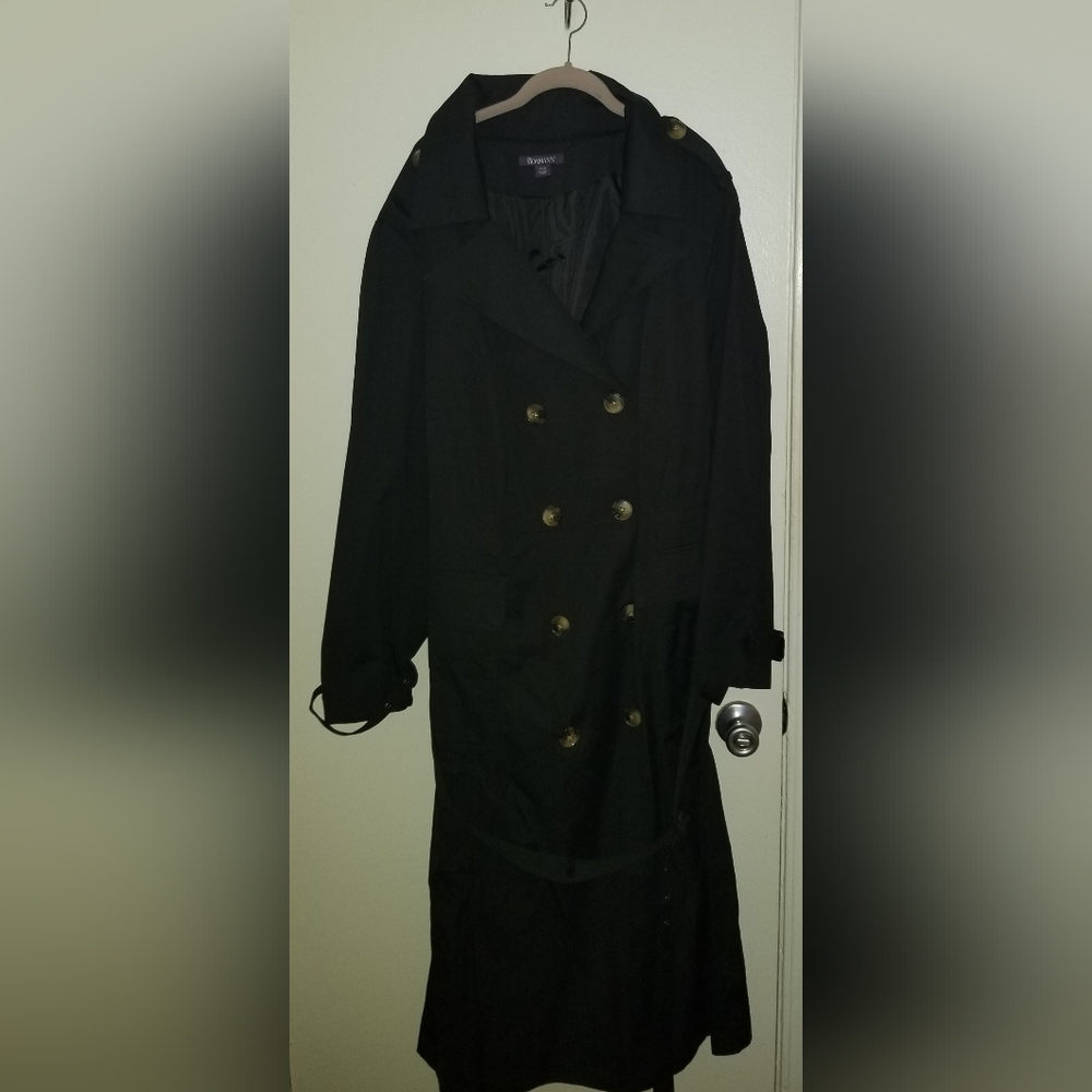 *NWOT*Roaman's Double Breasted Trench Coat